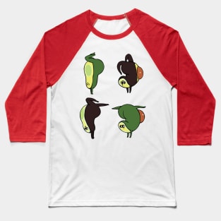 Handstand Avocado Baseball T-Shirt